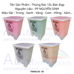 Thùng Rác 15L 