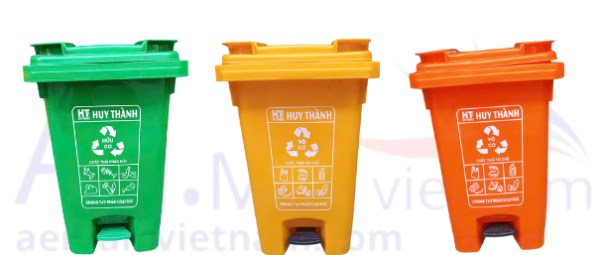 Thùng Rác 60L BĐ, Cách Lắp Ráp