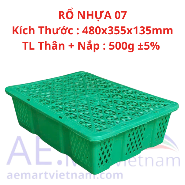 RỖ NHỰA 07 - RỔ ĐỰNG ỚT 7KG