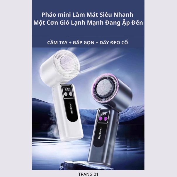 QUẠT CẦM TAY SHIBEILAI G2 PRO